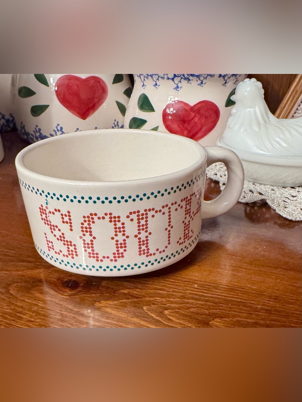 Vintage 1970’s SOUP mug